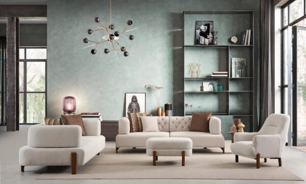 Rose Wood Çekyatlı Koltuk Takımı