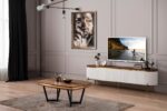 Tesla Ecru Gold Tv Ünitesi