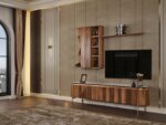 Tesla Walnut Bronze Tv Ünitesi - Image 6